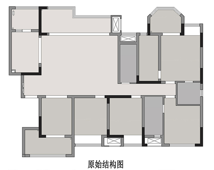 成都大晶裝飾|176㎡現(xiàn)代風(fēng)四室兩廳裝修案例 爆改客廳 內(nèi)置陽(yáng)臺(tái) 靈動(dòng)舒適