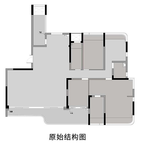 四室三衛(wèi)兩廳一廚 營造溫文爾雅的現(xiàn)代極致空間-成都大晶裝飾公司19